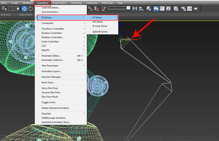 Animation IK Solver HI Solver