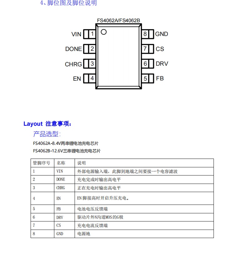 5V升压到12.6V的锂电池充电IC芯片方案FS4062B[通俗易懂]