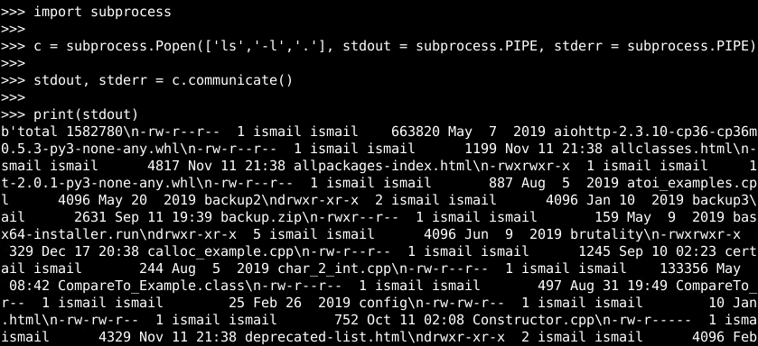 Specify the Standard Input, Output, Error Pipe/Variables