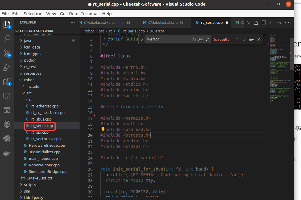 MIT Mini Cheetah仿真 错误处理_cheetahware #include -CSDN博客