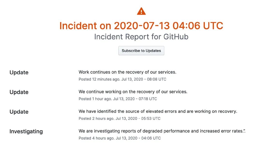 突发：GitHub网站挂了，修复长达四个小时的背后是一个悲伤的故事