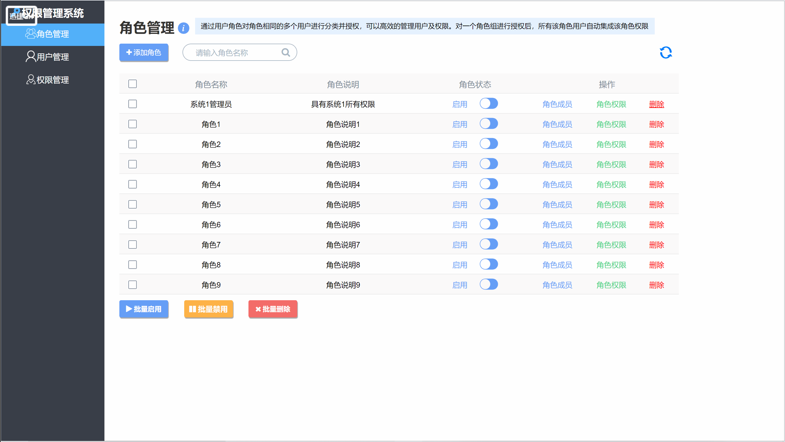 权限被禁用是什么意思axure原型教程权限管理含角色管理用户管理和