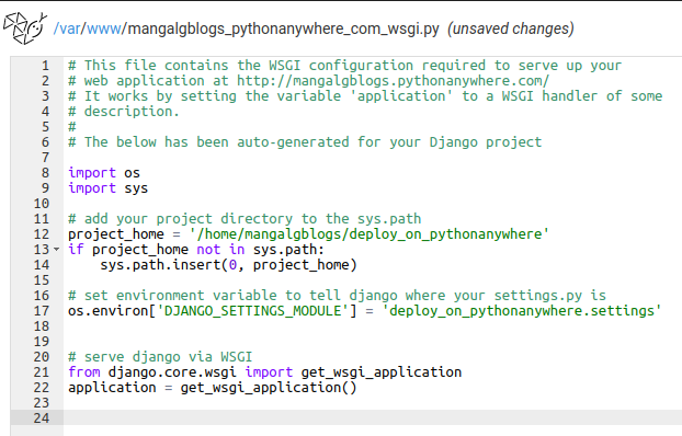 如何在PythonAnywhere上部署Django项目？