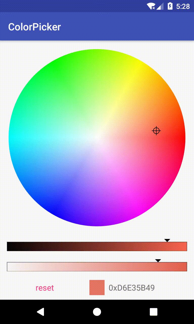 android色温选择控件,ColorPicker
