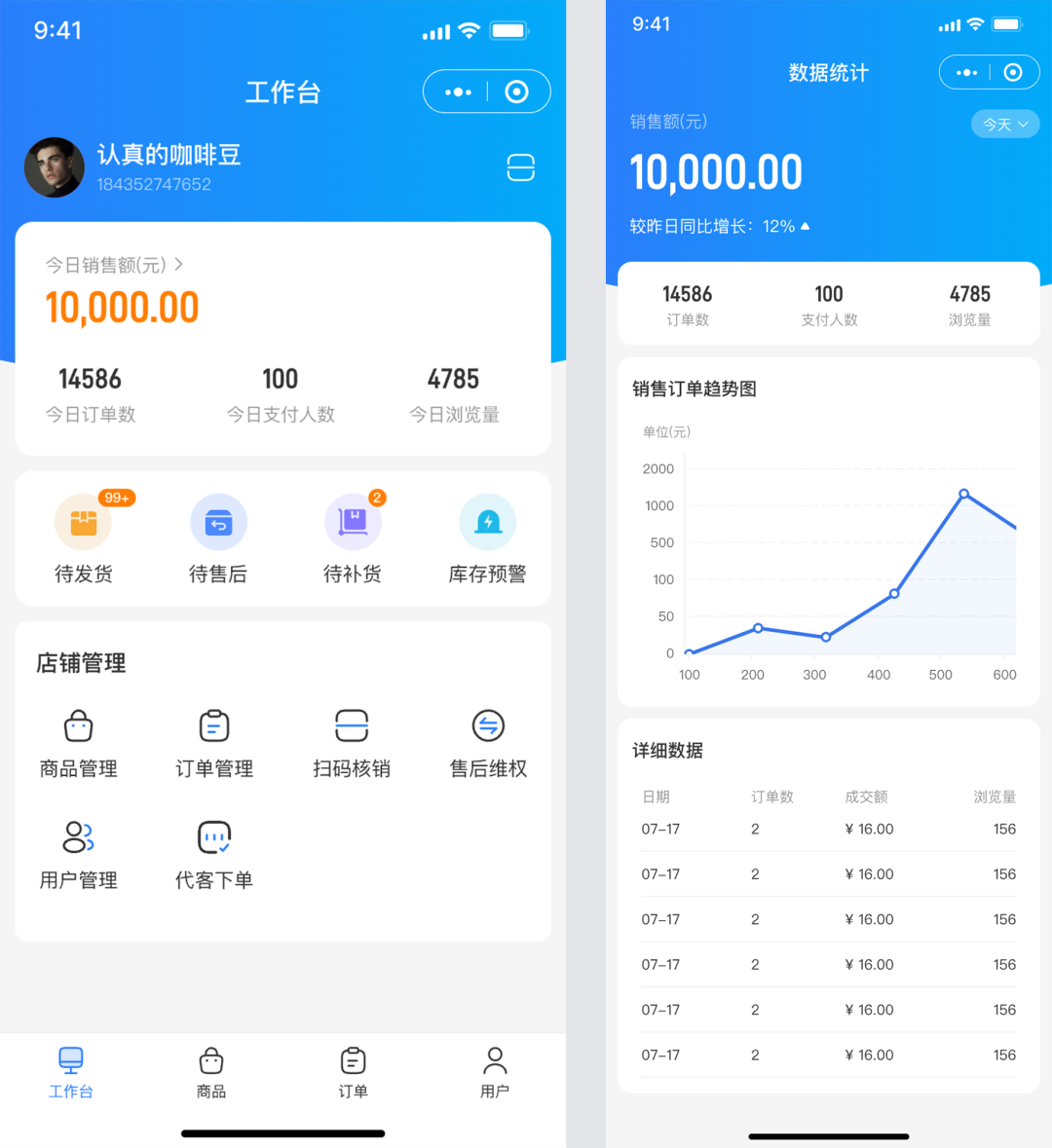 CRMEB Pro版 v3.0正式发布,全新UI重磅上线,焕然一新,不负期待!页面DIY设计功能全面升级,组件更丰富,样式设计更全面;移动端商家管理,让商城管理更便捷