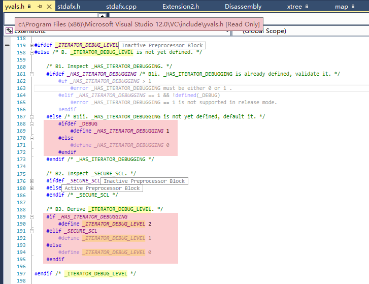 iterator_debug_level iterator_debug_level