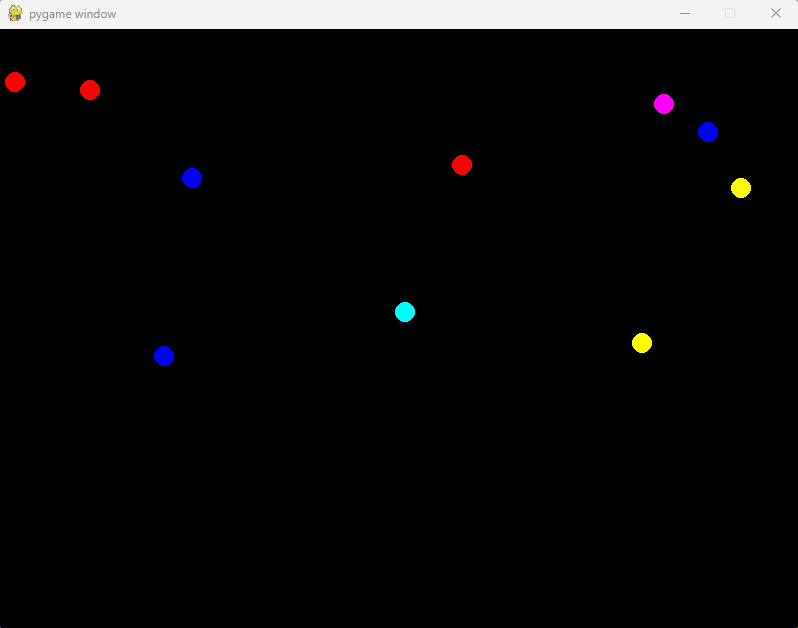 使用Python和Pygame库创建简单的的彩球效果_如何在pygame的球上添加皮肤?CSDN博客