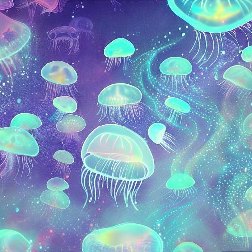 绝美梦幻荧光水母图片你也可以拥有
