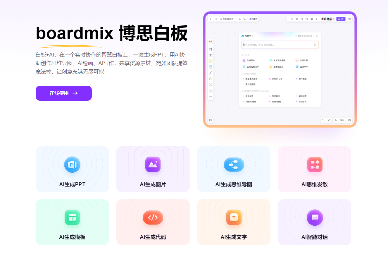 在线AI工具-boardmix