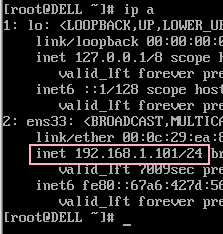 Linux-centos8.1通过进入目录的方式修改ip地址,以及两种模式访问外网_第10张图片