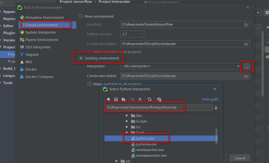 1.2 TensorFlow2.3.1 CPU，python3.7，Win10 64位系统，anaconda，pycharm2019下载和安装配置调试运行