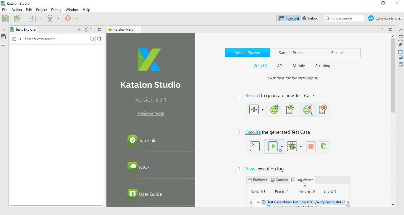 Katalon Studio - 自动化 API 测试工具选择奖