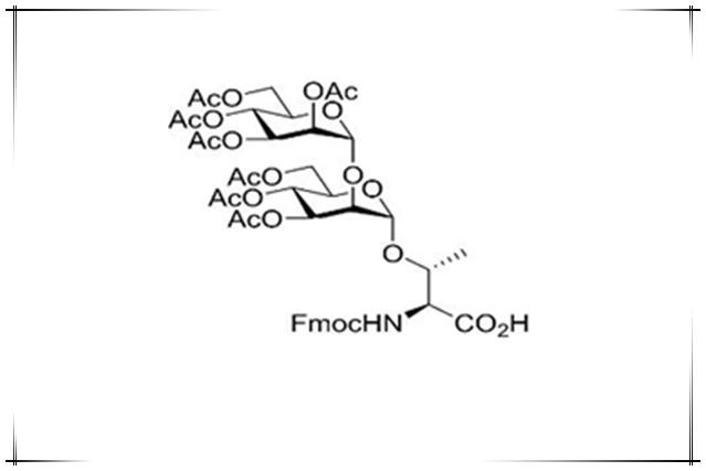 Fmoc-保护氨基酸合成中的新型底物：Fmoc-Thr(Ac4Manα1-2Ac3Manα)-OH，CAS：482576-73-8