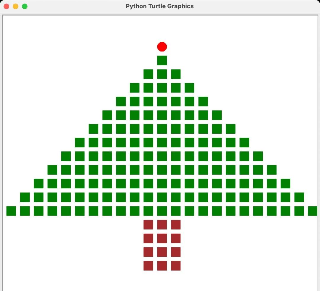 用python画圣诞树的n种玩法