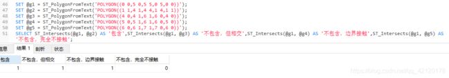 mysql 空间数据多边形_Mysql 空间数据类型（入门教程）多边形、矩形、点相交包含等条件查询，常用函数详细介绍