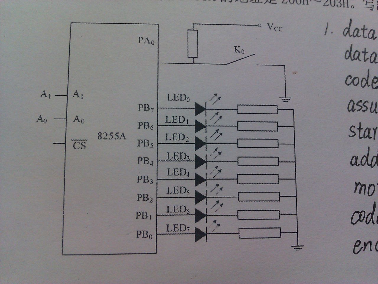 微型計算機原理8255跑馬燈微機原理8255是什麼微機原理跑馬燈程序