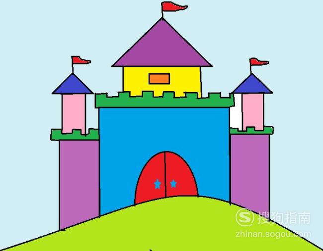 用Java画城堡_一分钟简笔画—跟我一起画城堡 大师来详解