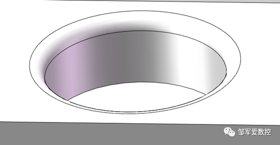 如何编写一个通用cnc程序,用标准铣刀,加工不同尺寸的孔倒角?