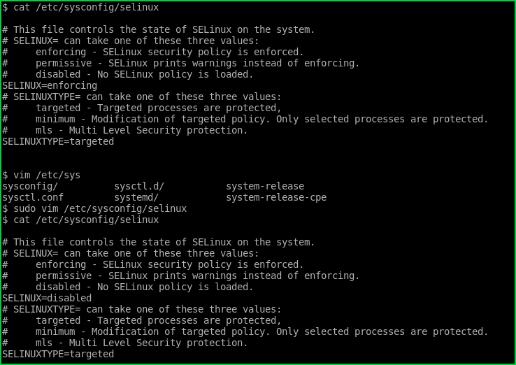 Disable SELinux Permanently