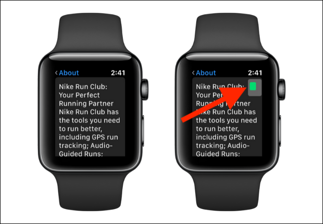 Navigating zoom mode on Apple Watch