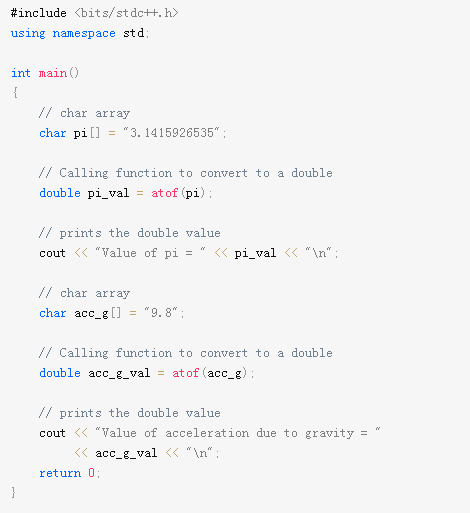 C/C++编程笔记:C++中的atol(),atoll()和atof()函数_c++ atoll-CSDN博客