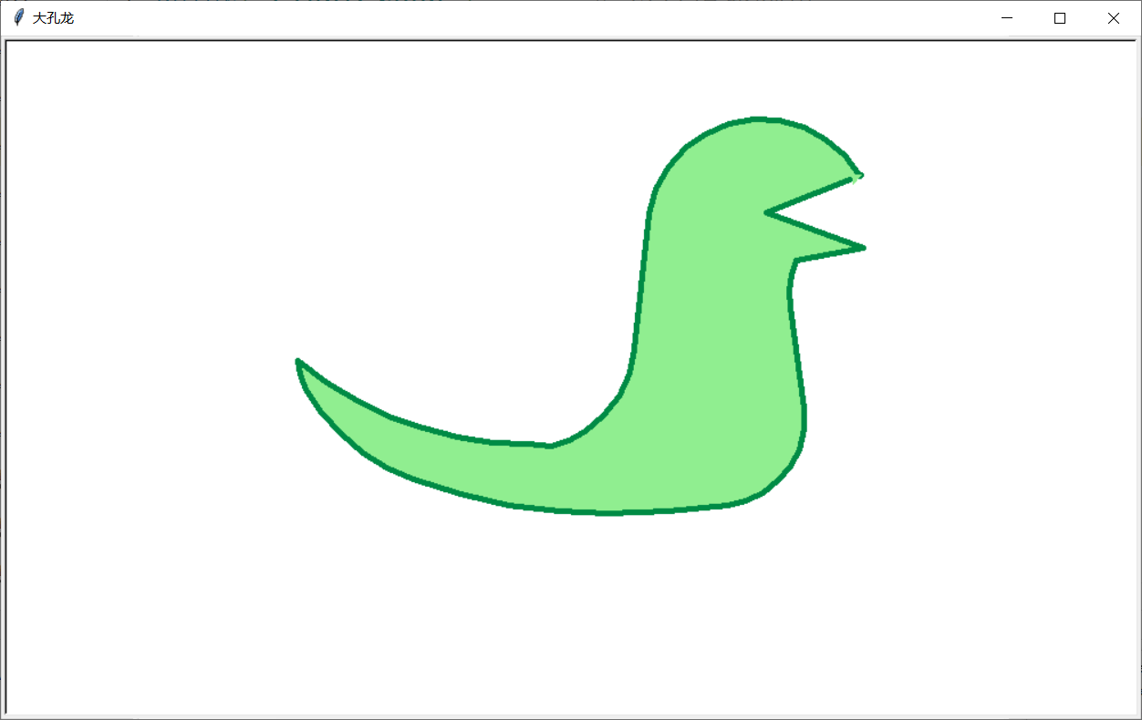 用python画简单的动物图片