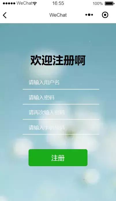 小程序登录页面代码微信小程序实现登录注册及其验证