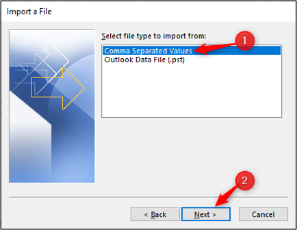 Select comma separated values