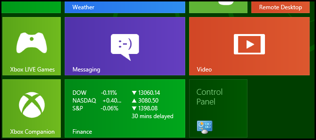 如何在Windows 8中将旧控制面板添加到Metro Start屏幕