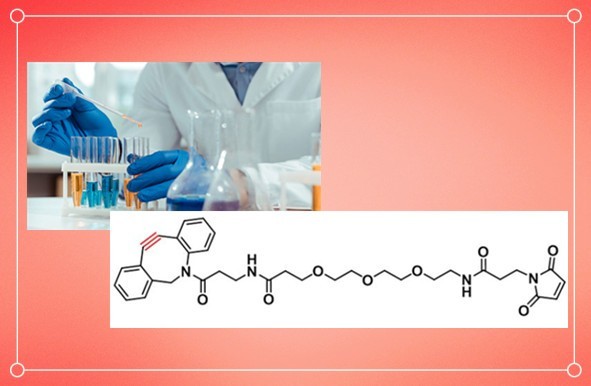 DBCO-PEG3-Maleimide，Mal-PEG3-DBCO，二苯并环辛炔-三聚乙二醇-马来酰亚胺