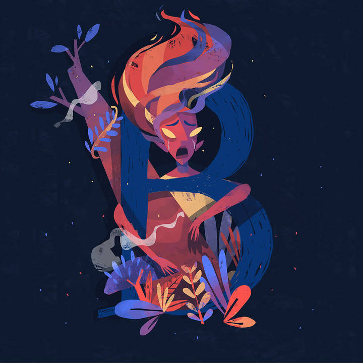 设计灵感|26个字母的花样插画解读方式