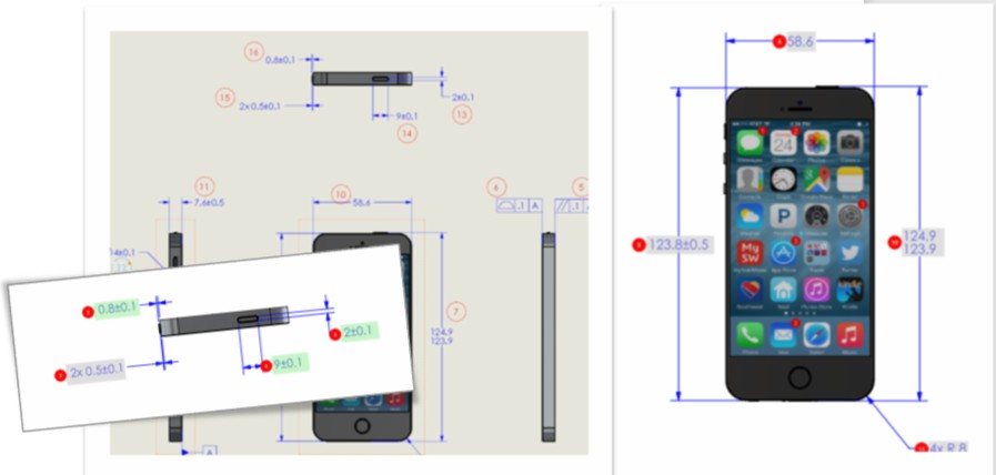 Excellent inspection tool SolidWorks Inspection