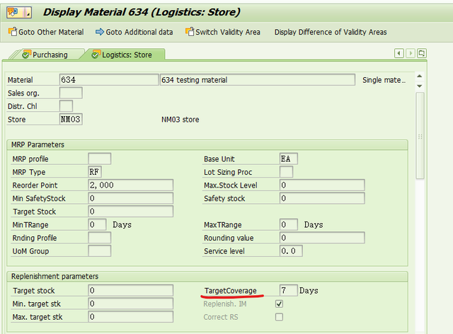 SAP RETAIL 补货类型RF之初探 II