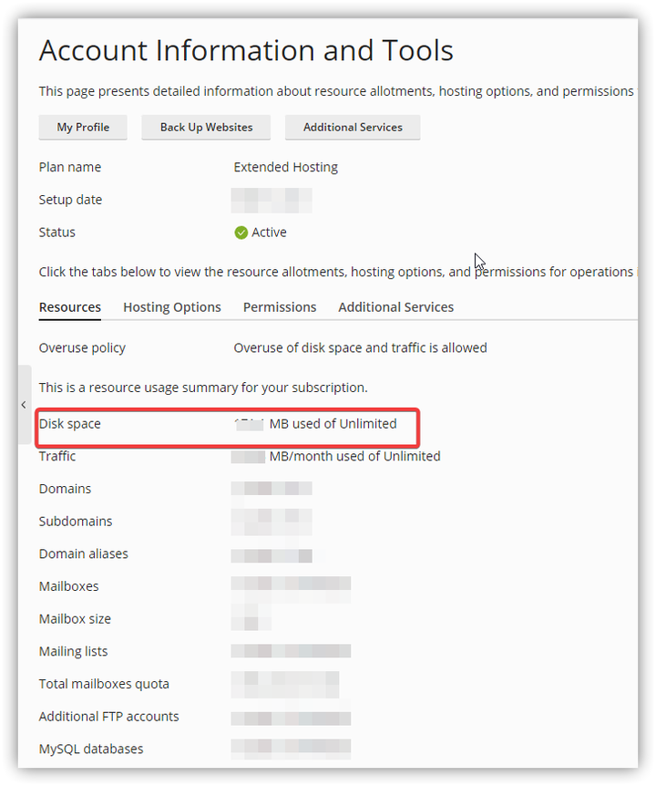 Windows虚拟主机如何查看当前磁盘使用数值