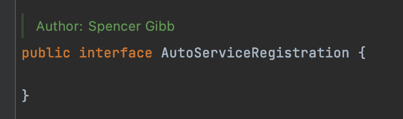 AutoServiceRegistration