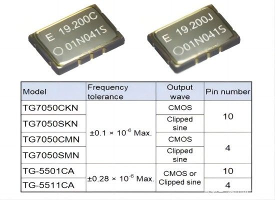 爱普生推出5G基站可用耐高温高稳定性温补晶振