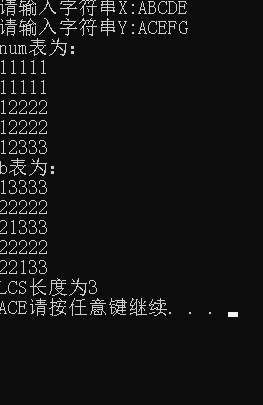 最长公共子序列问题 c语言,最长公共子序列问题C语言