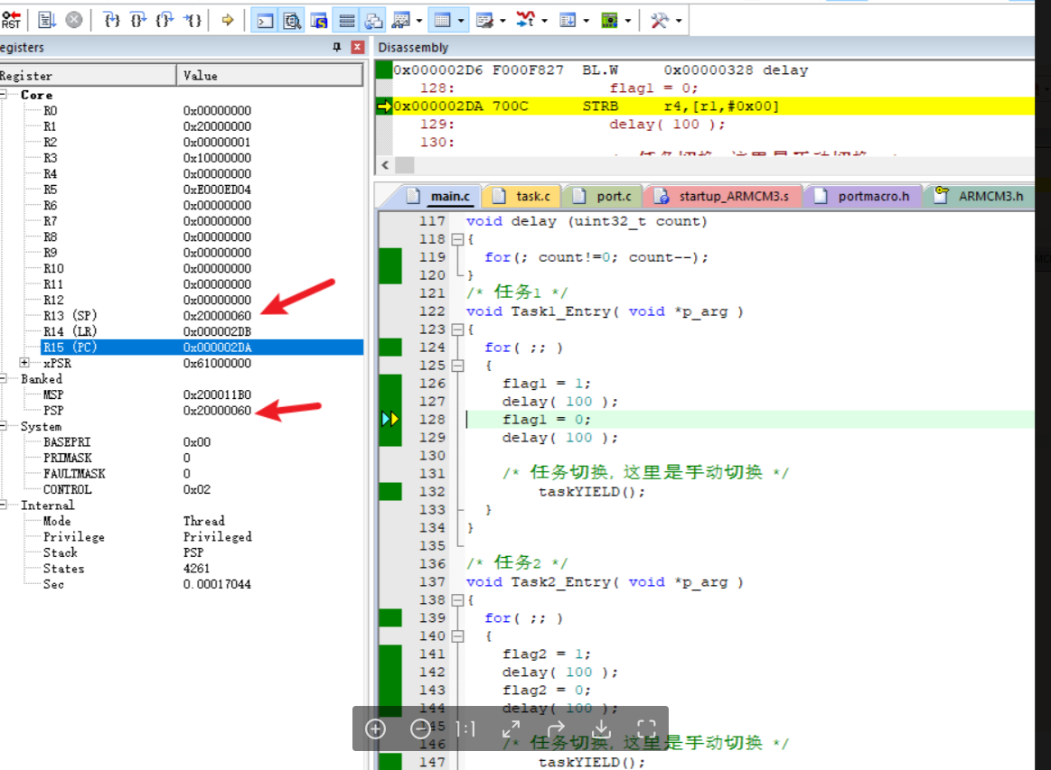 任务调度原理 通俗详解（FreeRTOS）