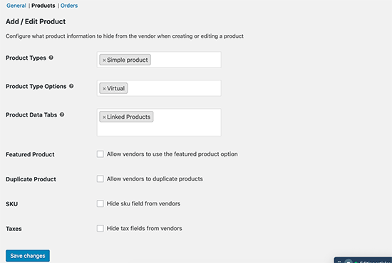 Set product rules Set product rules