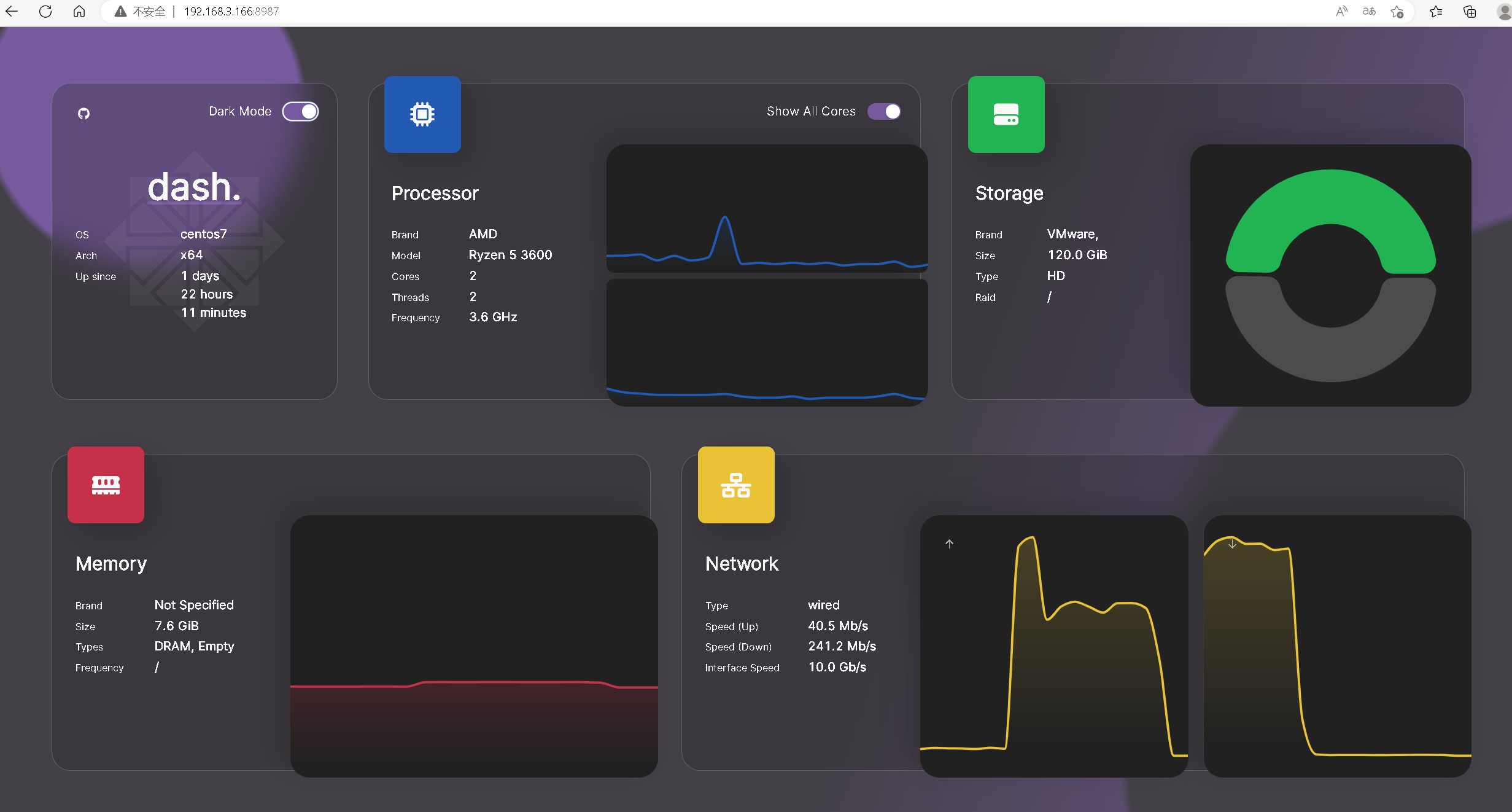 云原生之使用Docker部署Dashdot服务器仪表盘