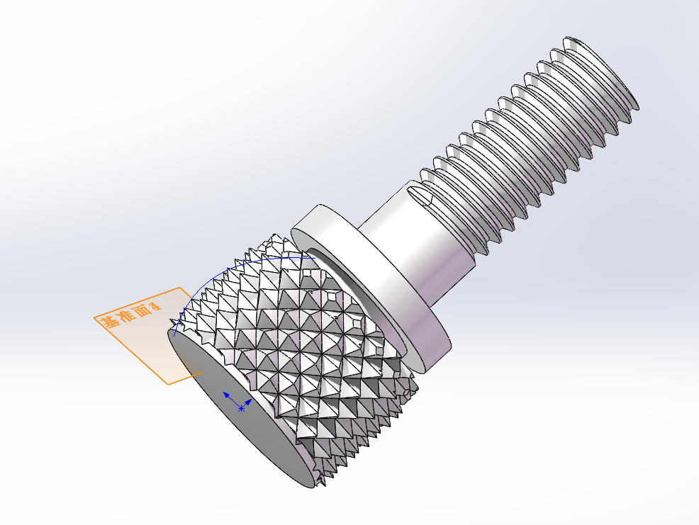 SolidWorks滚花螺栓制作-cnblog