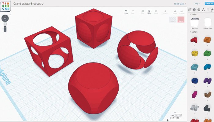 Tinker 3D printing software