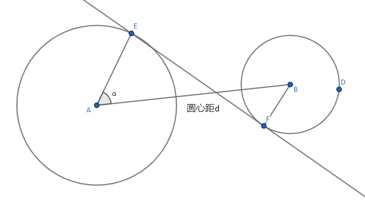 java求圆弧切线