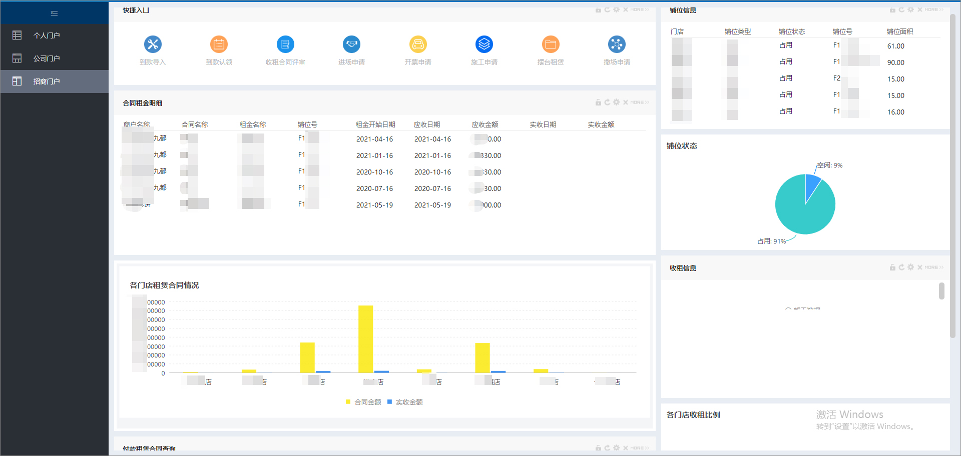 泛微OA系统以招商管理为核心，为连锁商超行业构建统一办公平台