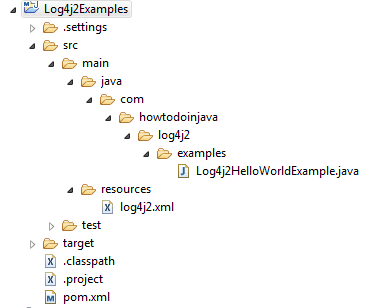 Log4j2.xml 文件位置