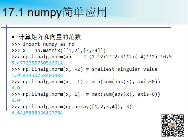 Python线性代数扩展库numpy.linalg中几个常用函数-CSDN博客