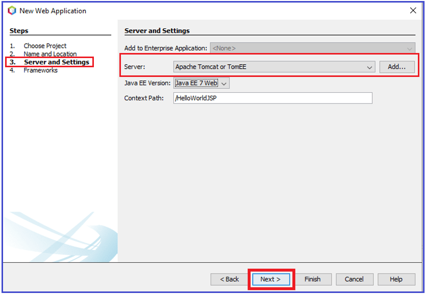 使用 NetBeans IDE 的 JSP Web 应用程序