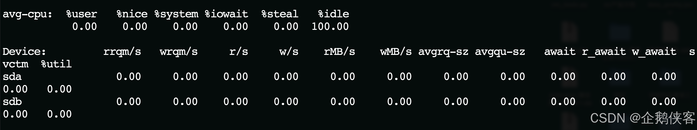 linux常用的性能及负载分析工具_top命令_07